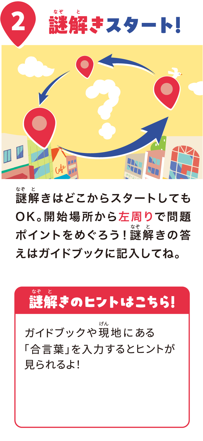 謎解きスタート！