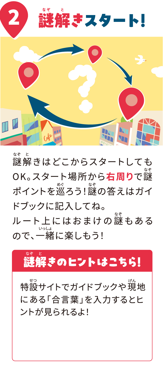 謎解きスタート！